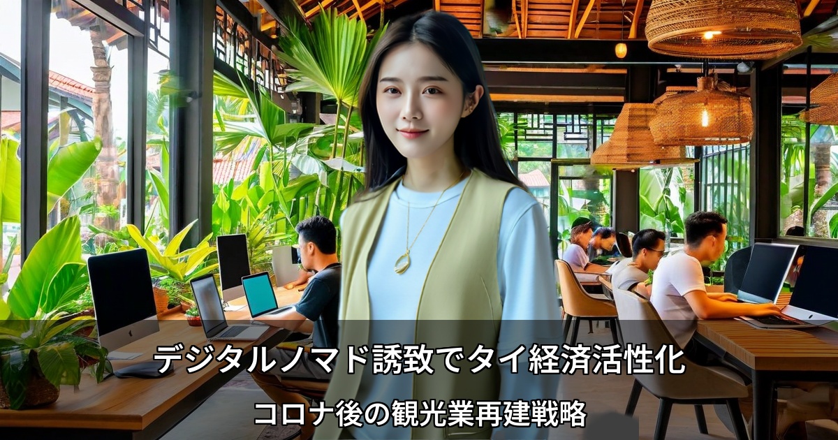 デジタルノマド誘致でタイ経済活性化 ～コロナ後の観光業再建戦略～