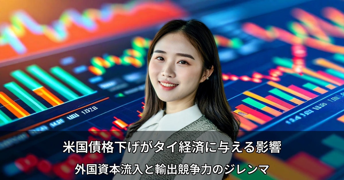 米国債格下げがタイ経済に与える影響 ～外国資本流入と輸出競争力のジレンマ～