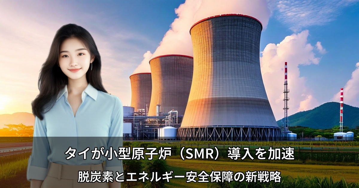 タイが小型原子炉（SMR）導入を加速 ～脱炭素とエネルギー安全保障の新戦略～