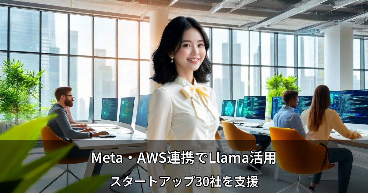 Meta・AWS連携でLlama活用スタートアップ30社を支援 ～生成AI開発エコシステムの新展開とタイ企業への示唆～