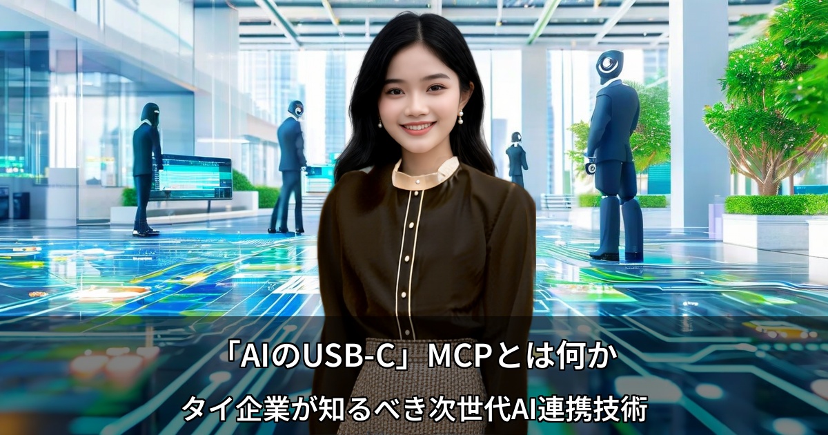 「AIのUSB-C」MCPとは何か～タイ企業が知るべき次世代AI連携技術の全貌～