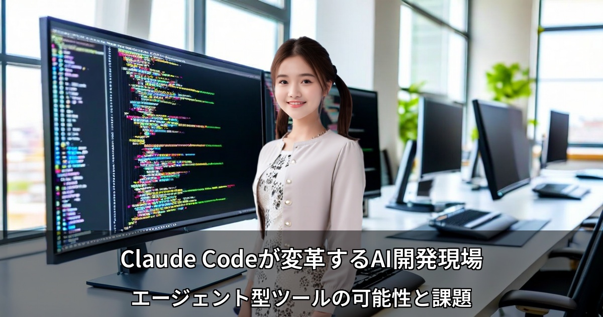 Claude Codeが変革するAI開発現場 ～エージェント型ツールの可能性と課題～