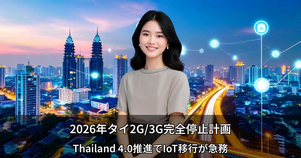 2026年タイ2G/3G完全停止計画