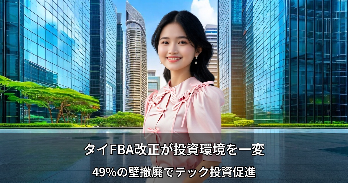 タイFBA改正が投資環境を一変