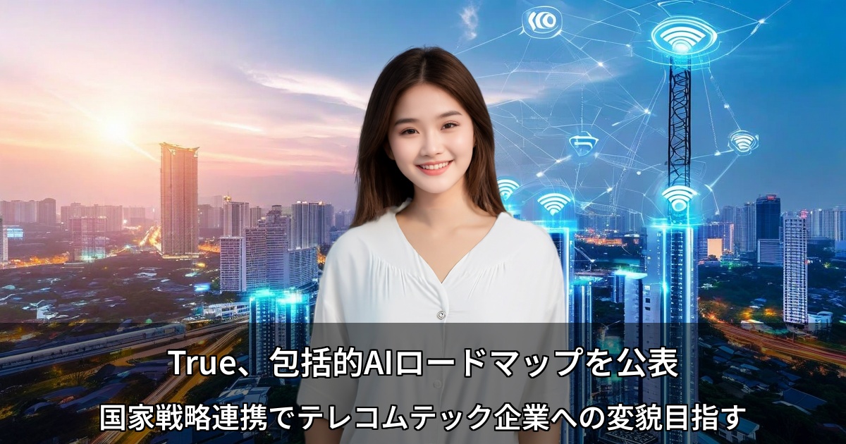 True、包括的AIロードマップを公表 ～国家戦略連携でテレコムテック企業への変貌目指す～