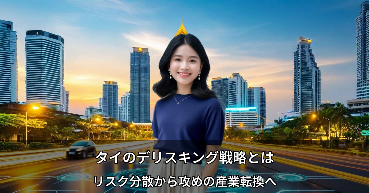 タイのデリスキング戦略とは～リスク分散から攻めの産業転換へ、成功の鍵は国内構造改革にあり～