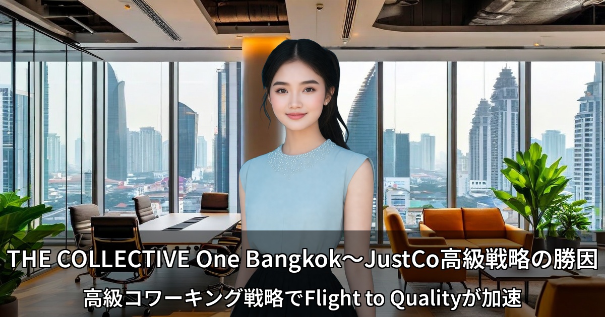 THE COLLECTIVE One Bangkok～JustCo高級戦略の勝因