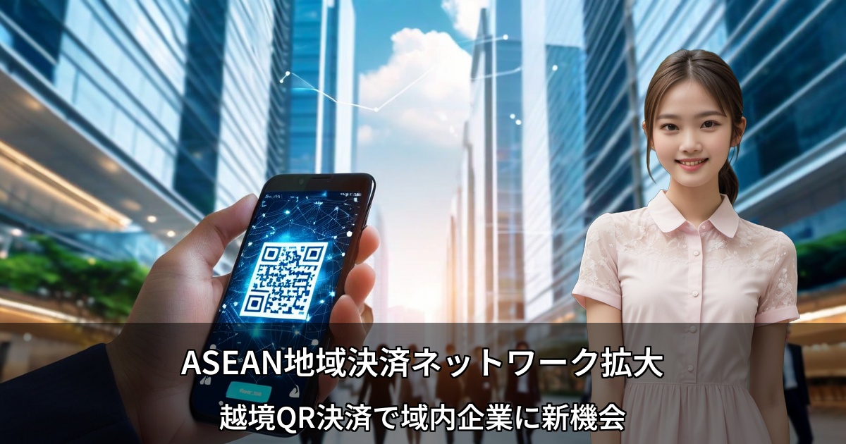 ASEAN地域決済ネットワーク拡大～越境QR決済で域内企業に新機会