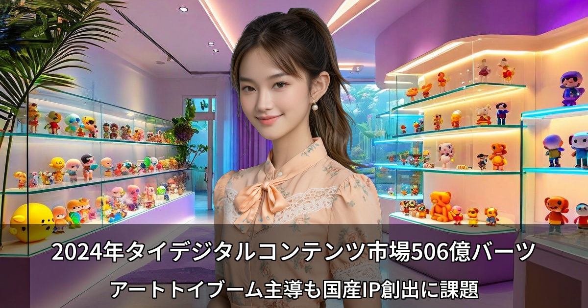 タイのデジタルコンテンツ産業が506億バーツ規模に到達