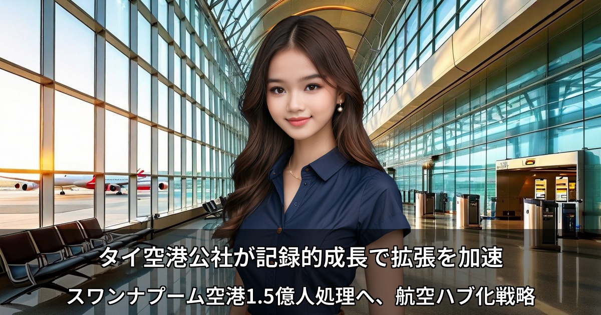 タイ空港公社が記録的成長で拡張を加速