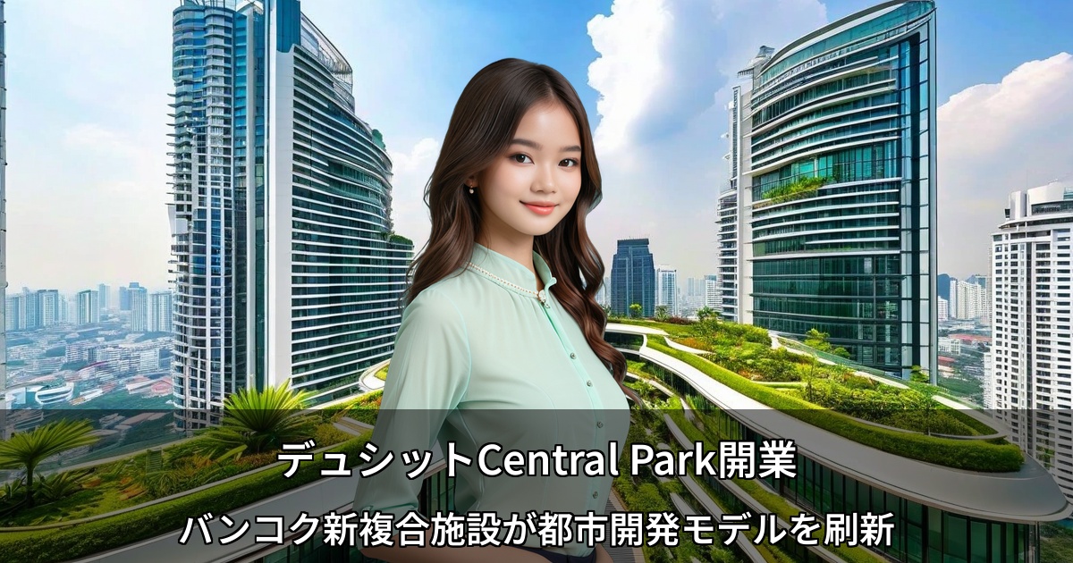 デュシットCentral Park開業 ～バンコク新複合施設が都市開発モデルを刷新～