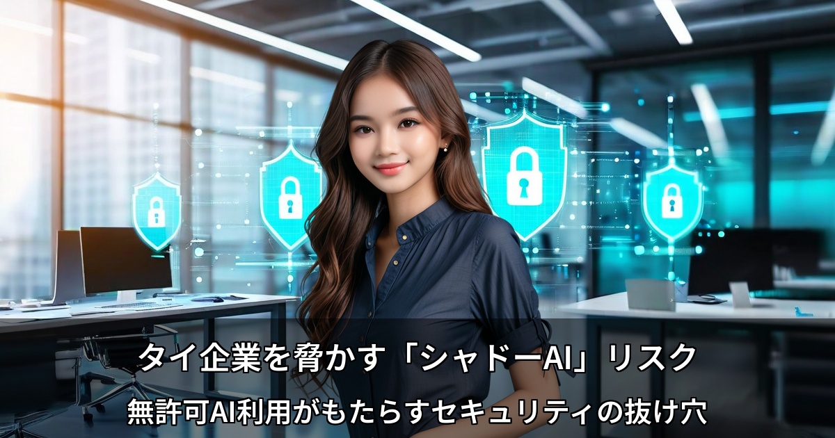 タイ企業を脅かす「シャドーAI」リスク ～無許可AI利用がもたらすセキュリティの抜け穴～