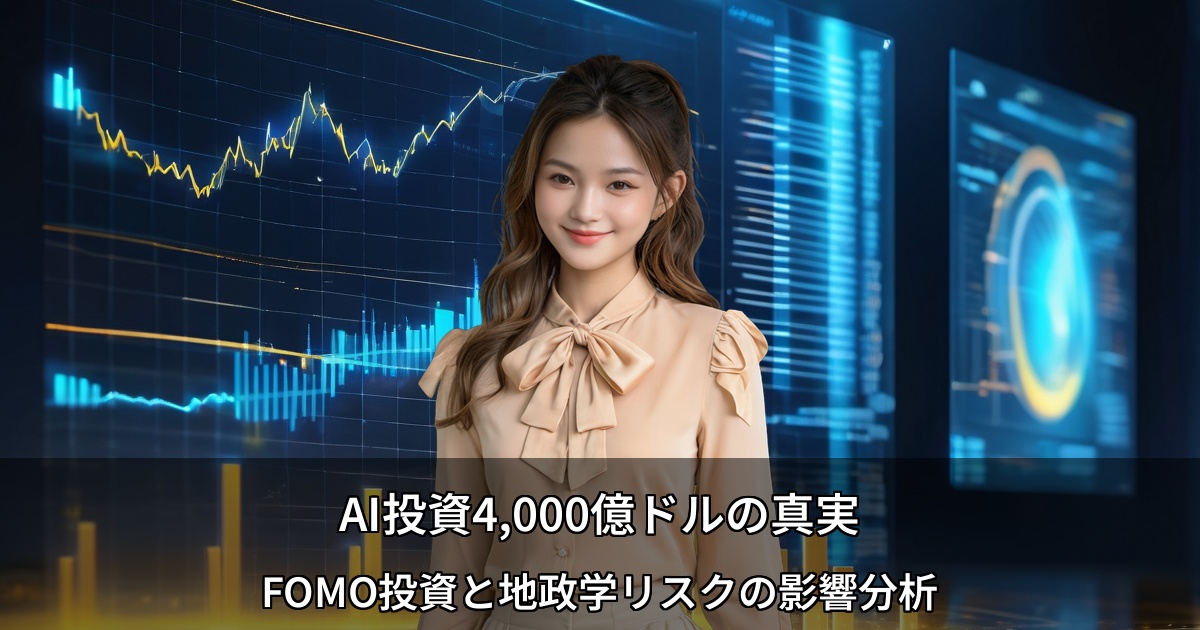 AI投資スーパーサイクルの現状分析 ～4,000億ドル規模投資と収益性のギャップ～