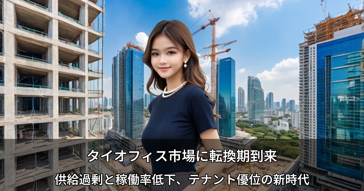 タイオフィス市場に転換期到来～供給過剰と稼働率低下、テナント優位の新時代