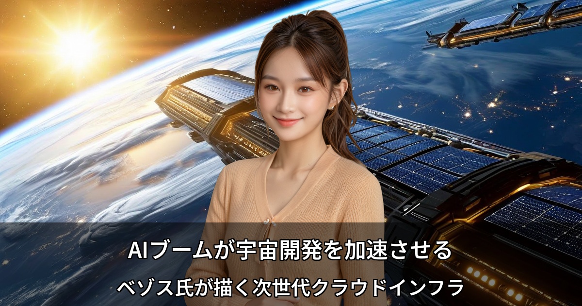 AIブームが宇宙開発を加速させる ～ベゾス氏が描く次世代クラウドインフラ～