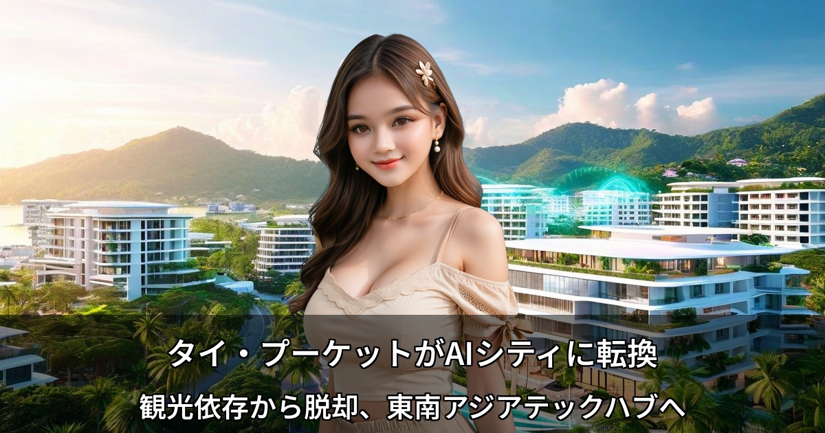 プーケットAIシティ計画が本格始動 ～タイが東南アジアの新テックハブへ転換～