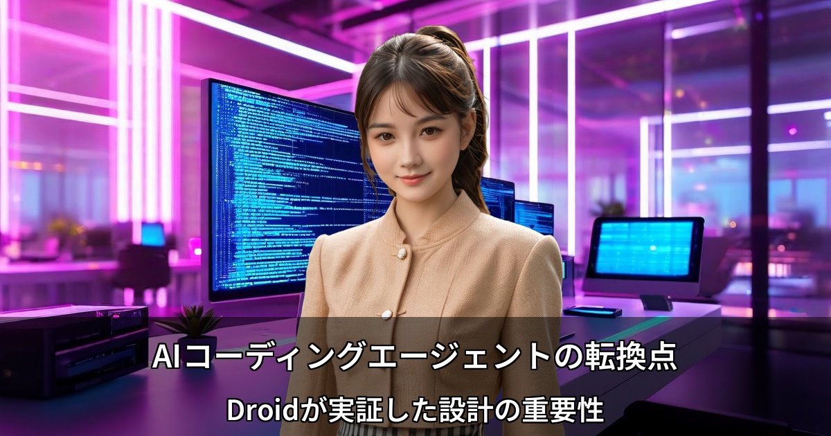 AIコーディングエージェントの転換点 ～Droidが実証した設計の重要性～