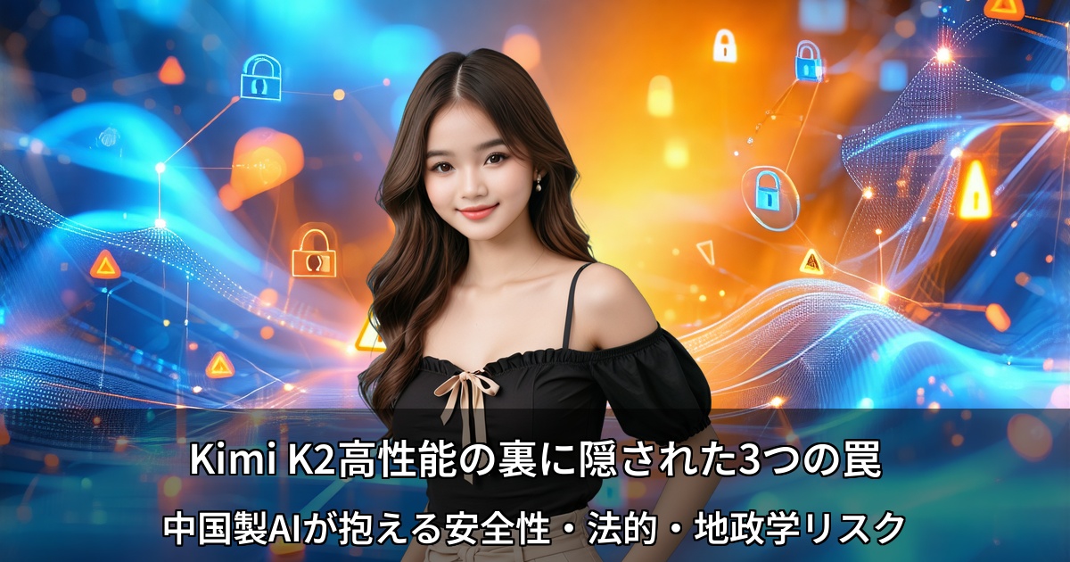 中国製AI「Kimi K2」の深刻なリスク ～タイ企業には勧めがたい理由～