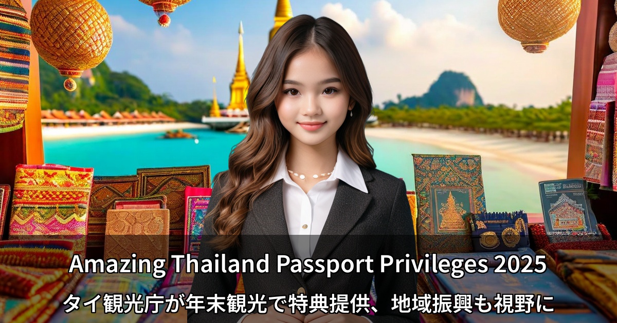 タイ観光促進キャンペーンAmazing Thailand Passport Privileges 2025が本格始動