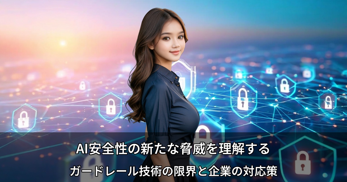 AI安全性の新たな脅威を理解する ~ガードレール技術の限界と企業の対応策~
