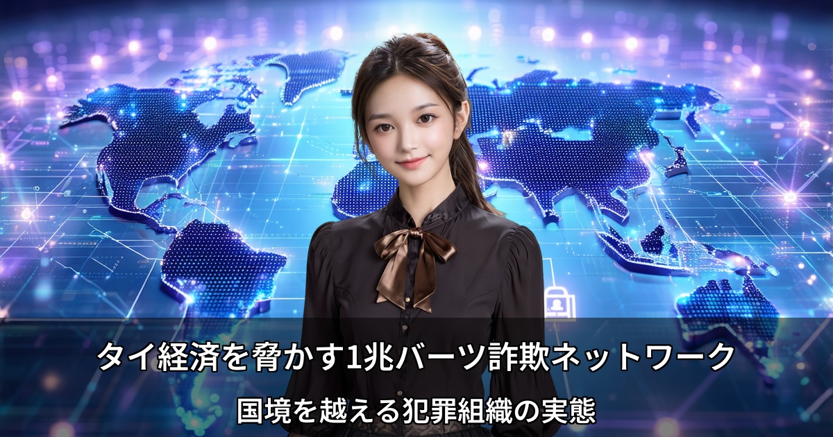 タイ経済を脅かす1兆バーツ詐欺ネットワーク ～国境を越える犯罪組織の実態～