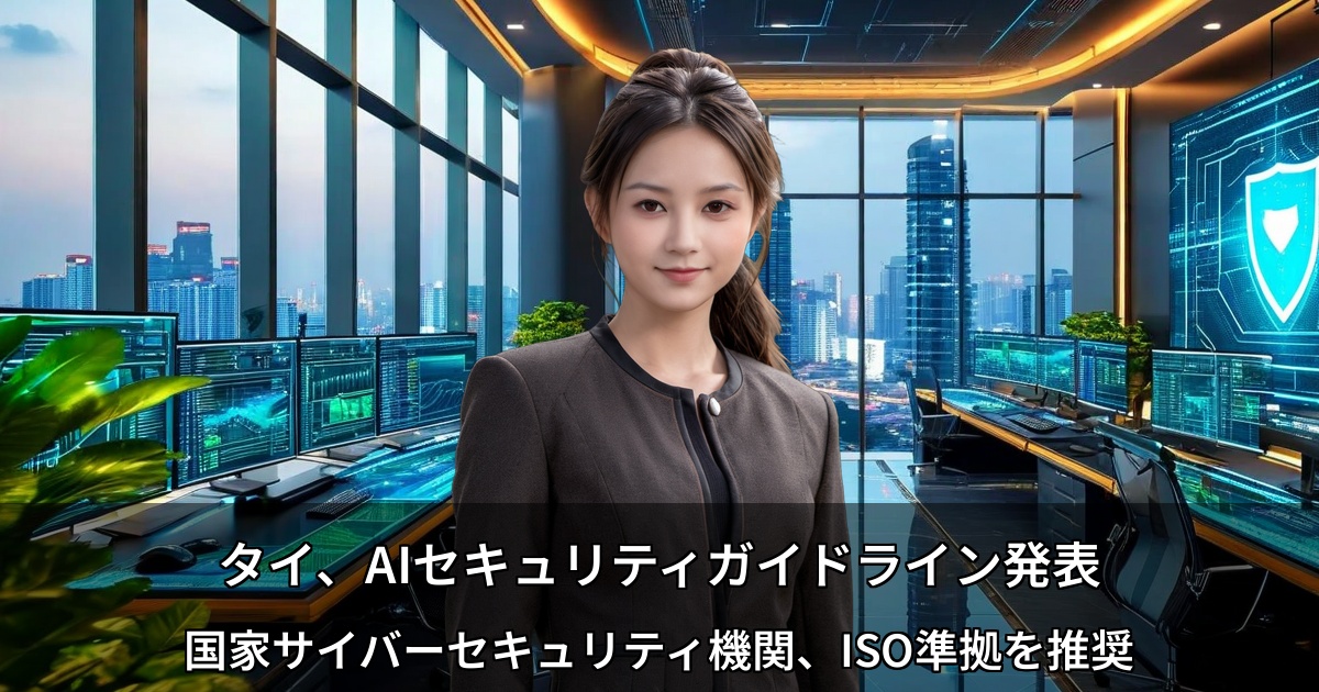 タイ、NCSAがAIセキュリティガイドラインを発表 ～国際標準準拠で安全なAI活用を推進～