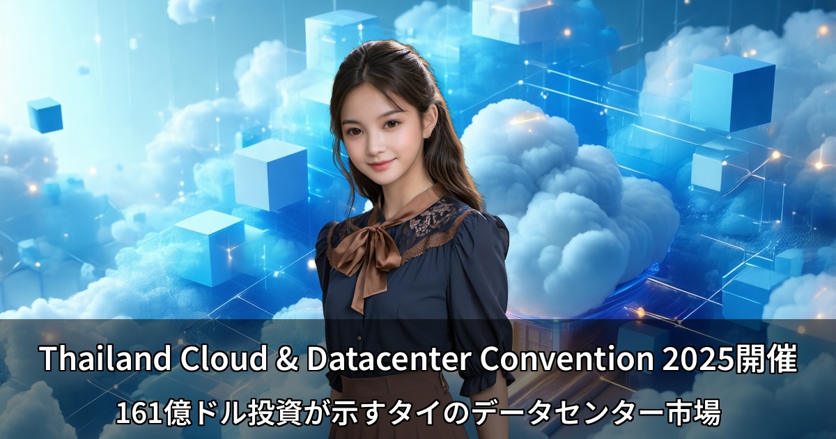 Thailand Cloud & Datacenter Convention 2025開催 ～161億ドル投資が示すタイのデータセンター市場～