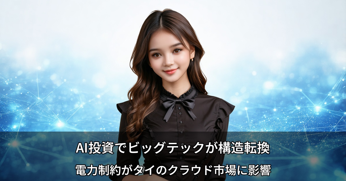 ビッグテックのAI投資が示す構造変化 ～タイでのクラウド戦略に影響も～