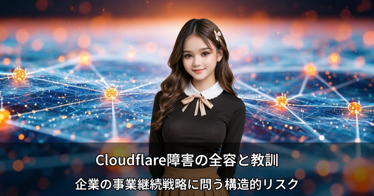 Cloudflare障害の全容と教訓～企業の事業継続戦略に問う構造的リスク