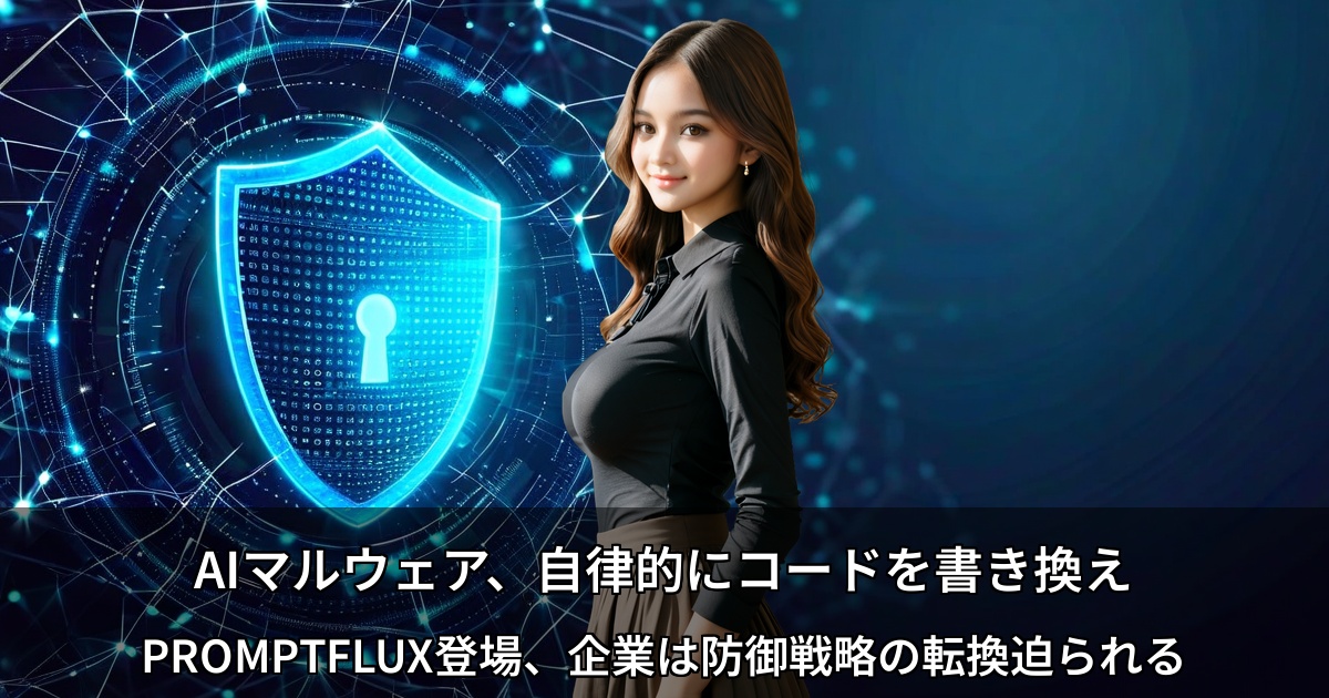 AI搭載マルウェア、自律的にコードを書き換え ～従来の防御が通用しない新たな脅威～