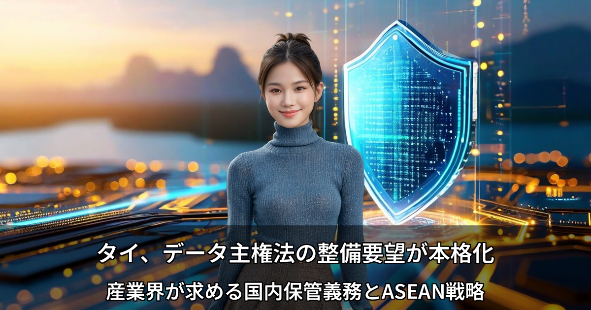 タイ、データ主権法の整備要望が本格化