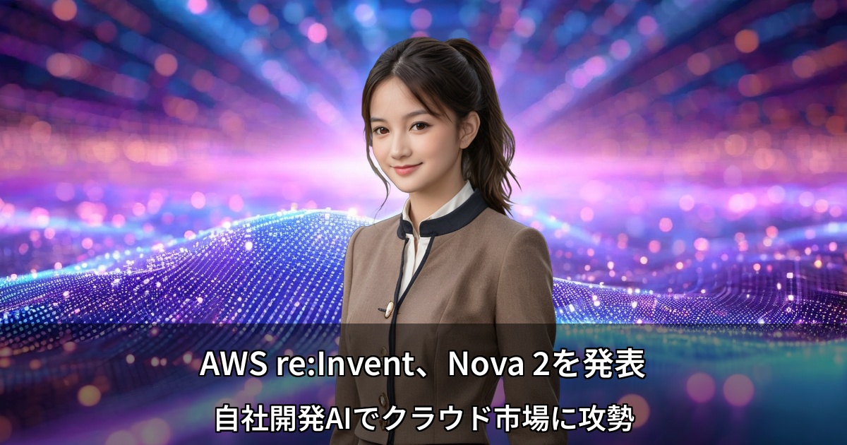 AWS Nova 2、本格的なAI基盤モデルを投入 ～タイでのクラウド戦略に新たな選択肢～
